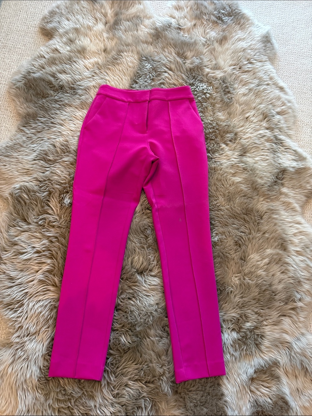 Vince Camuto Hot Pink Ponte Knit Trousers